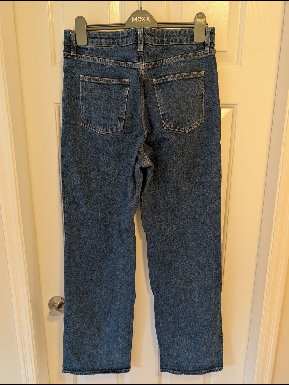Denim Forum, Size 30, Mid-Blue Wide Leg Jeans - Picture 3 of 3